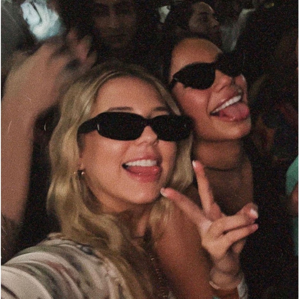 Sunglasses on the right